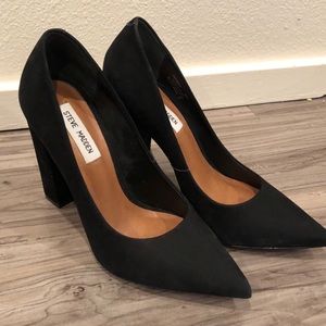 Steve Madden Pointed Block Heel Pumps